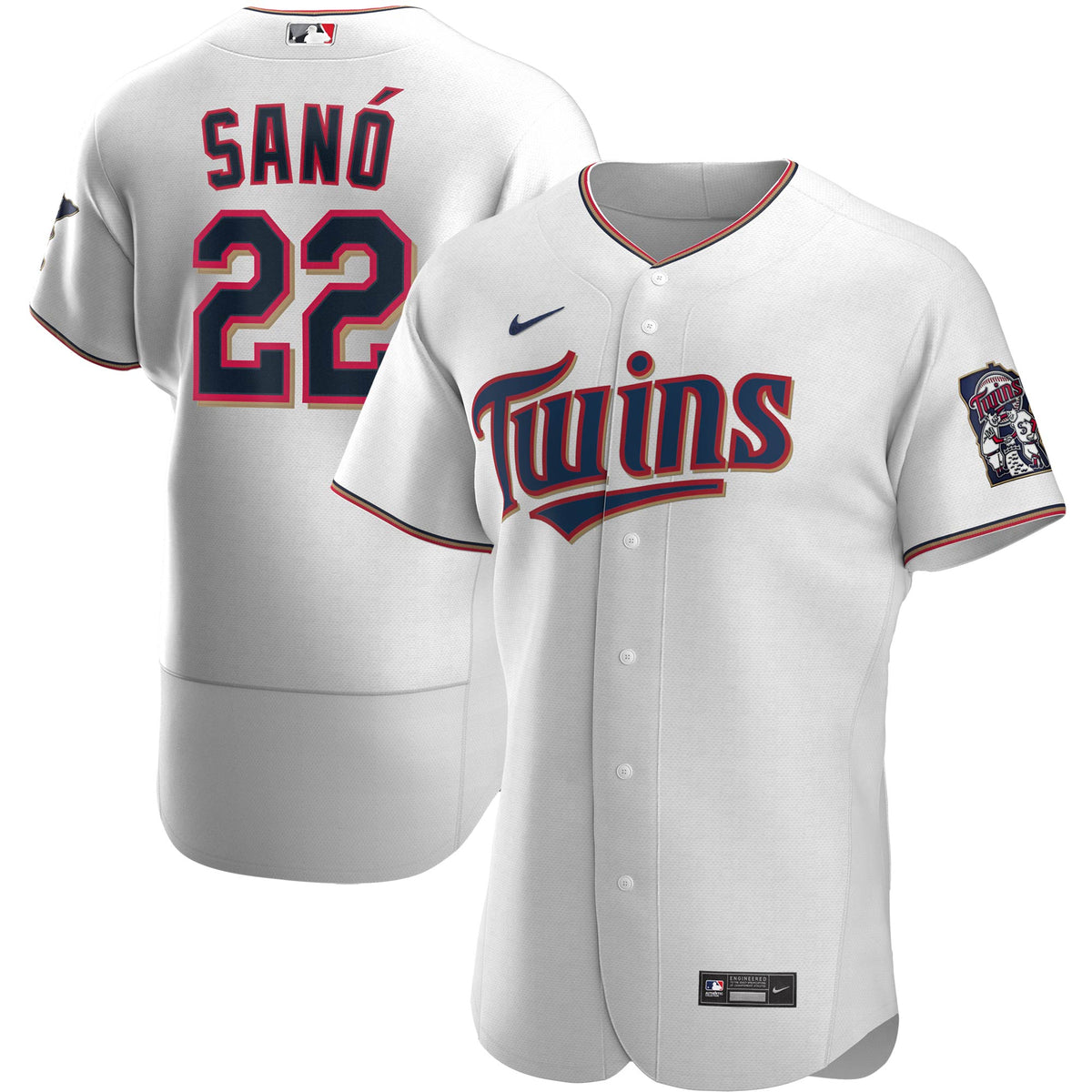 Miguel Sano Minnesota Twins Nike Home Authentic Player Jersey White