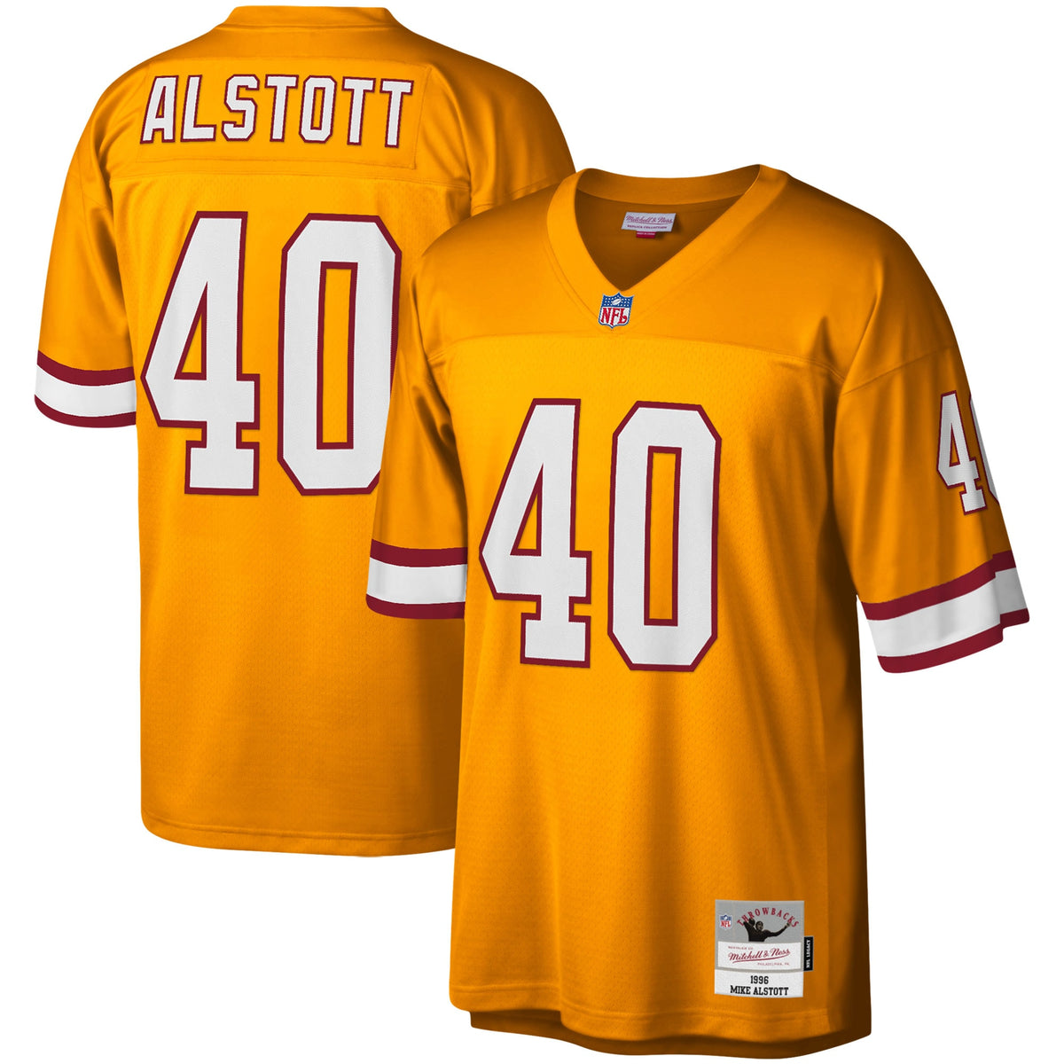 Mike Alstott Tampa Bay Buccaneers Mitchell Ness Legacy Replica Jersey Orange