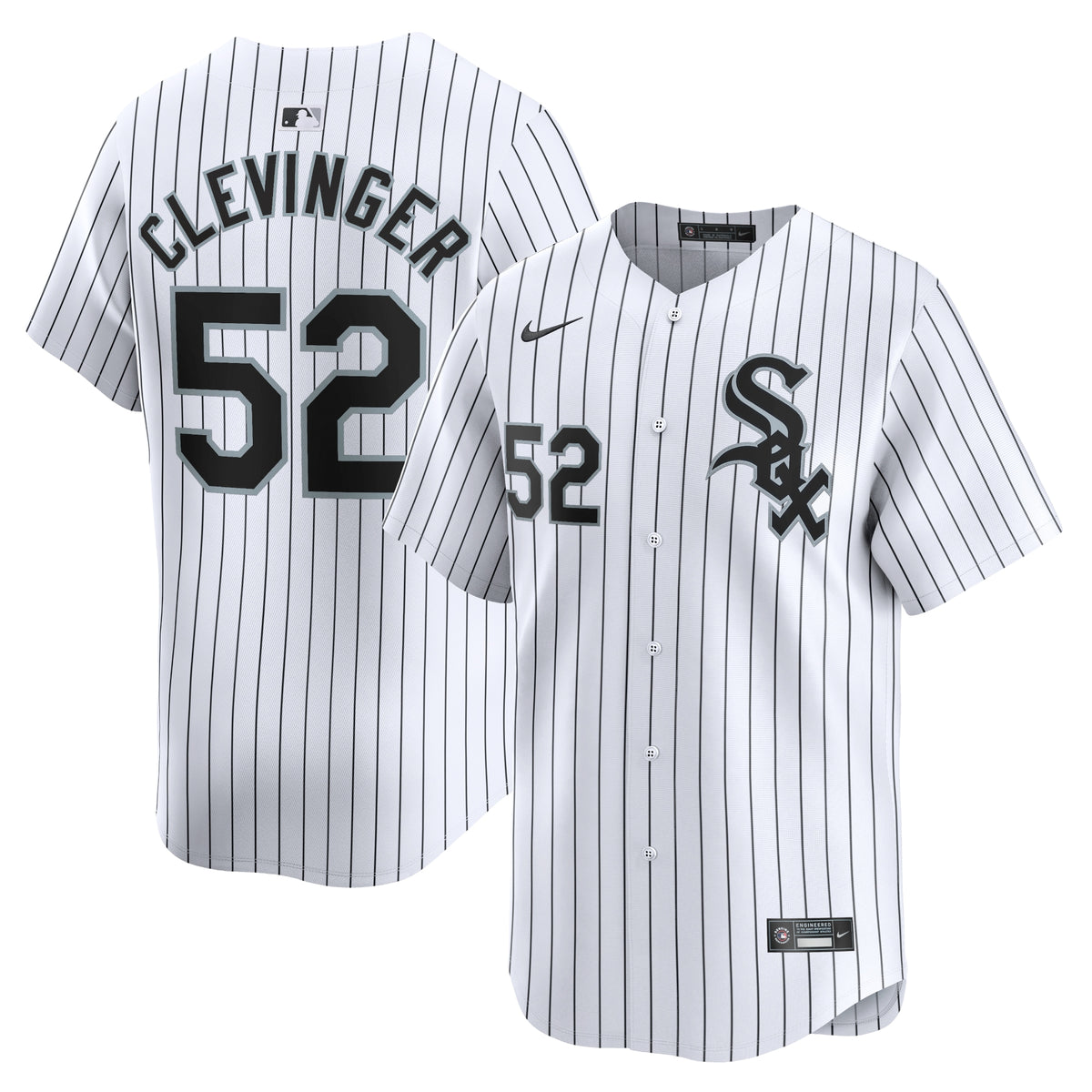 Mike Clevinger Chicago White Sox Nike Home Limited Player Jersey White