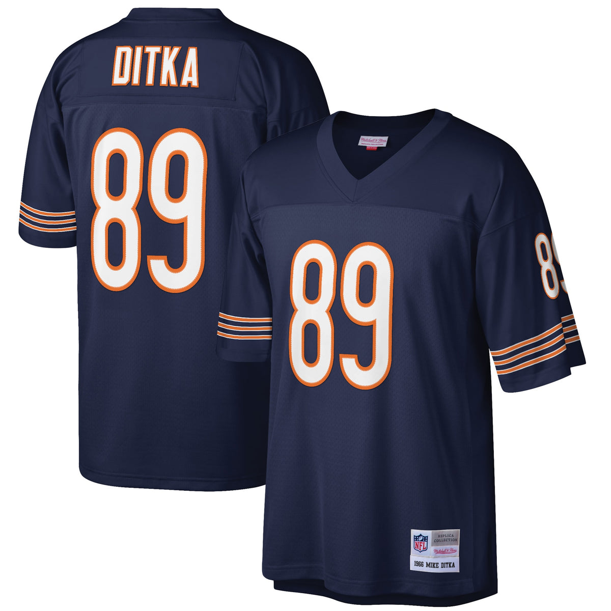 Mike Ditka Chicago Bears Mitchell Ness Retired Player Legacy Replica Jersey Navy