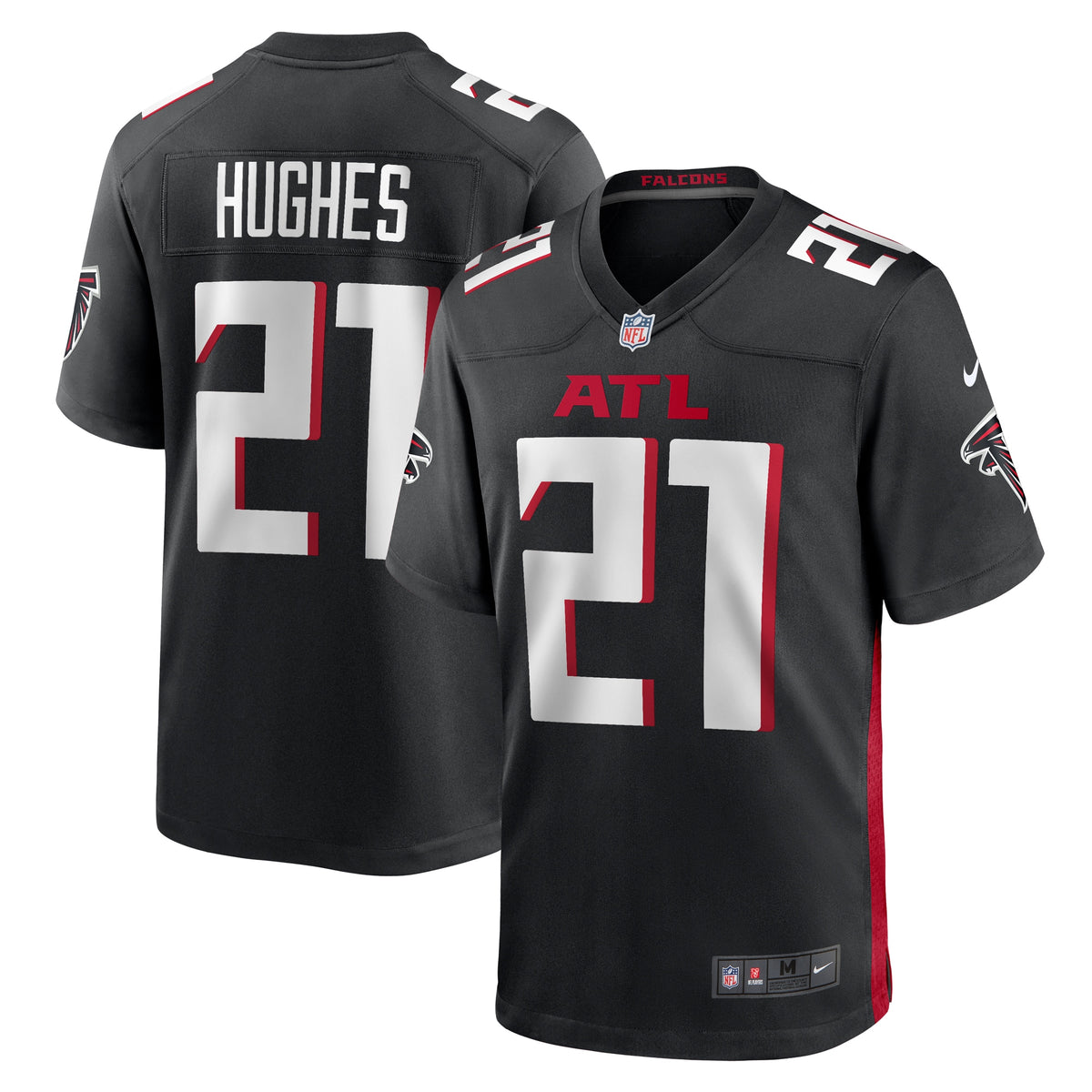 Mike Hughes Atlanta Falcons Nike Game Player Jersey Black
