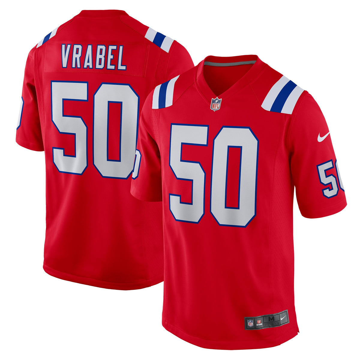 Mike Vrabel New England Patriots Nike Retired Player Alternate Game Jersey Red