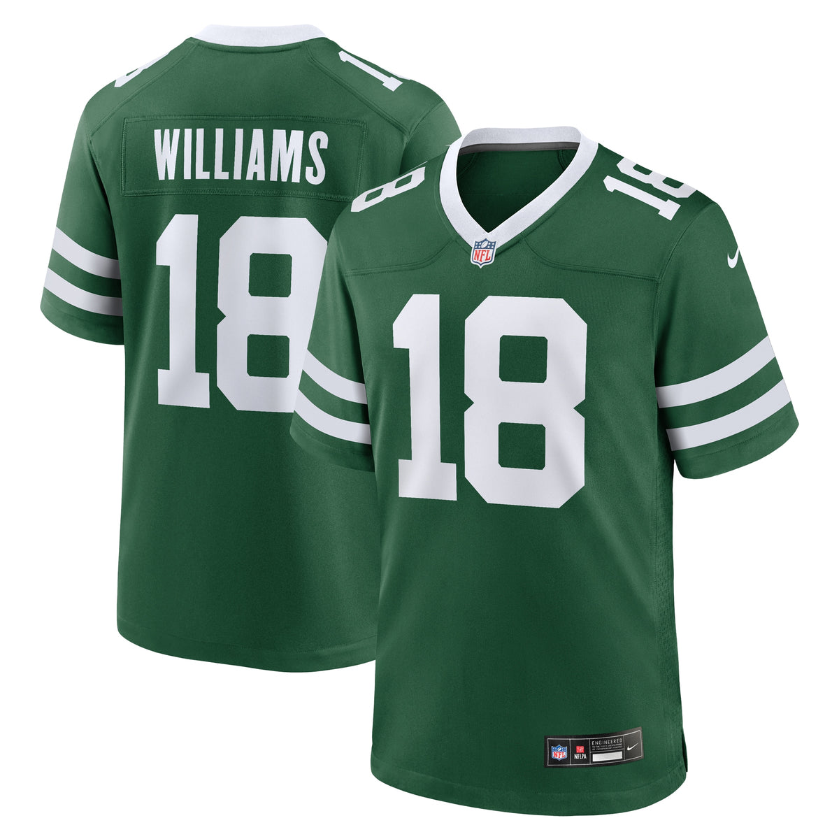 Mike Williams New York Jets Nike Game Jersey Legacy Green