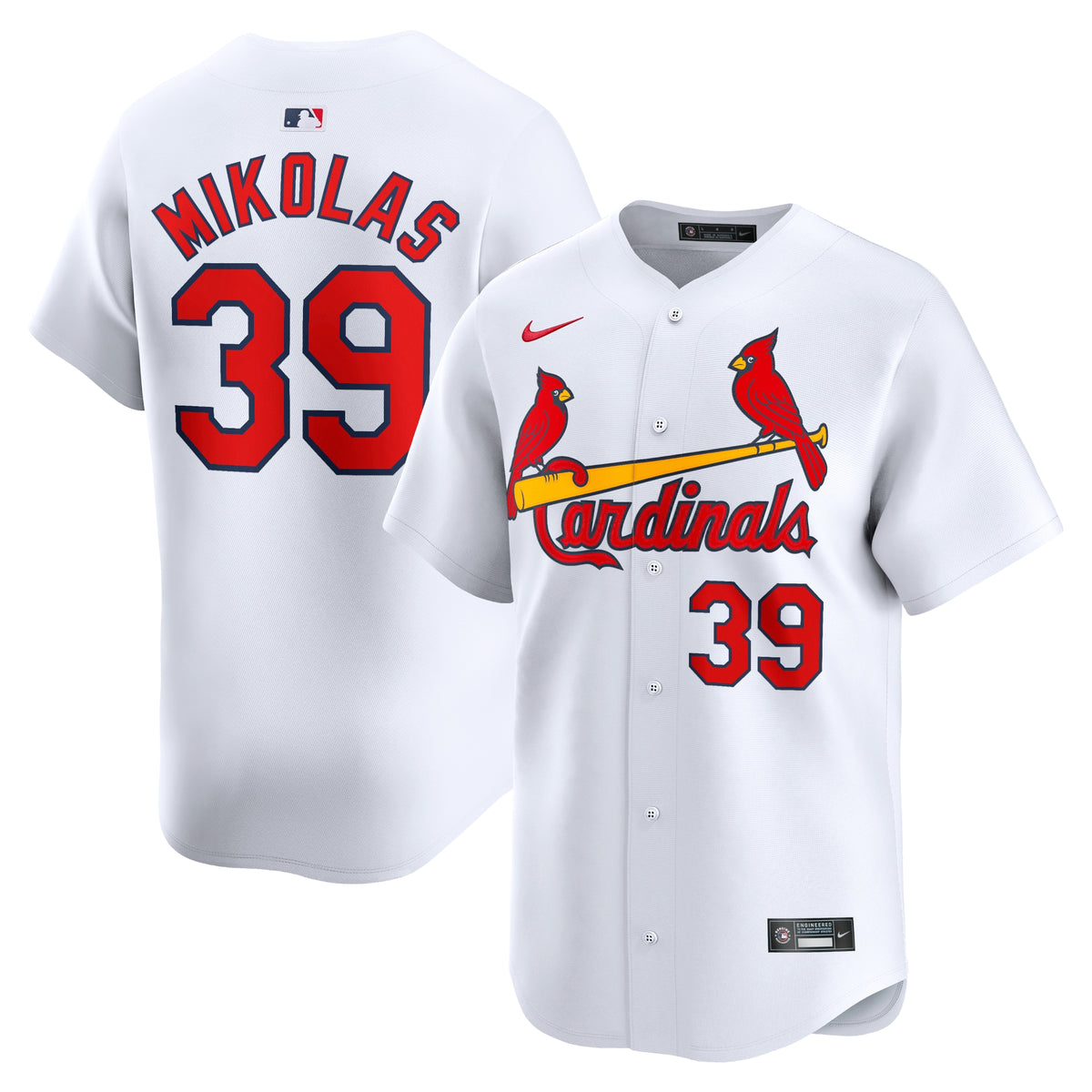 Miles Mikolas St. Louis Cardinals Nike Home Limited Player Jersey White