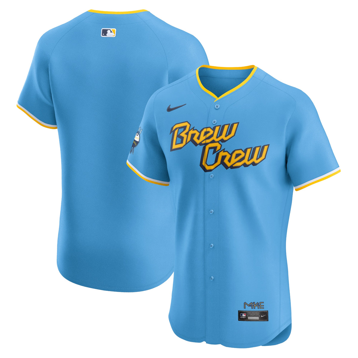 Milwaukee Brewers Nike City Connect Elite Jersey Powder Blue