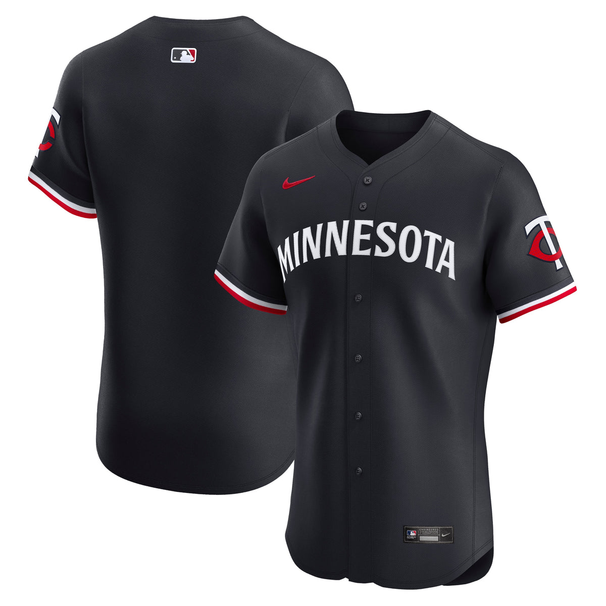 Minnesota Twins Nike Alternate Vapor Premier Elite Patch Jersey Navy