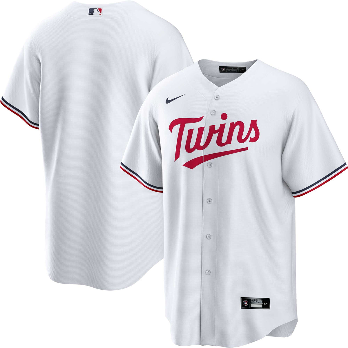 Minnesota Twins Nike Home Replica Team Jersey White