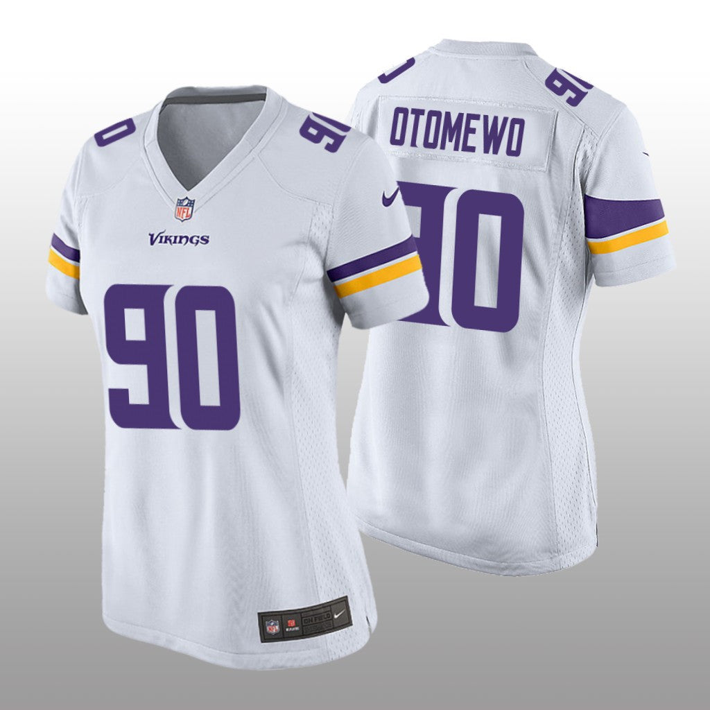 Minnesota Vikings Esezi Otomewo White Jersey Game Women's