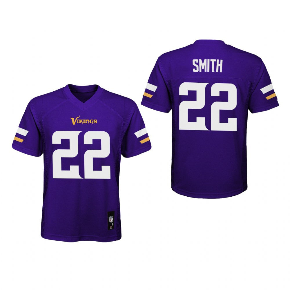 Minnesota Vikings Harrison Smith Purple Jersey Game Youth