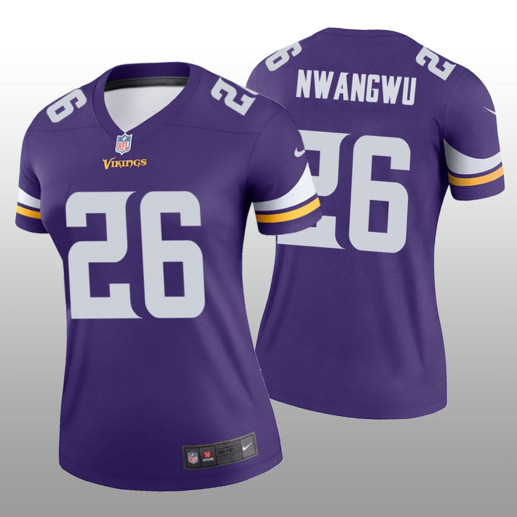 Minnesota Vikings Kene Nwangwu Purple Jersey Legend Women's