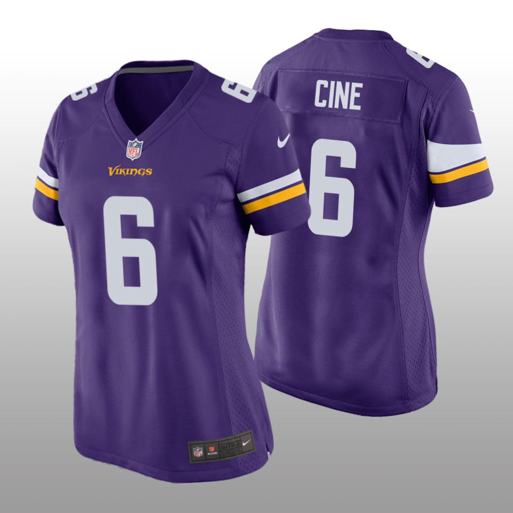 Minnesota Vikings Lewis Cine Purple Jersey Game Women's