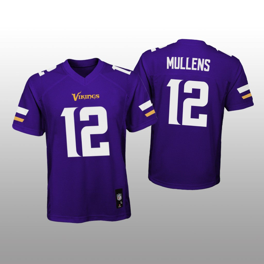 Minnesota Vikings Nick Mullens Purple Jersey Game Youth