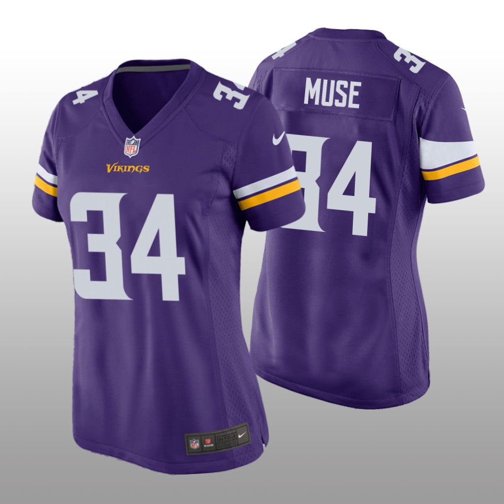 Minnesota Vikings Nick Muse Purple Jersey Game Women's