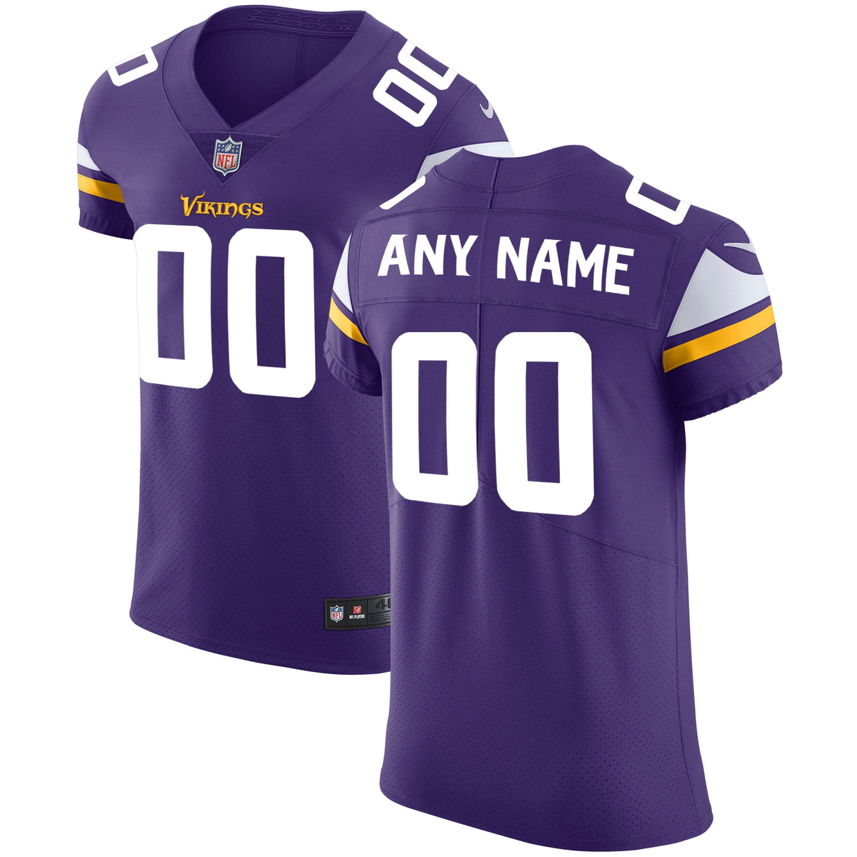 Minnesota Vikings Nike Vapor Untouchable Custom Elite Jersey Purple