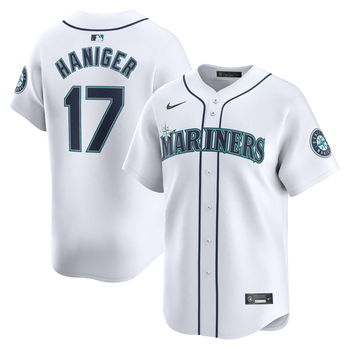 Mitch Haniger Seattle Mariners Nike Home Limited Player Jersey White