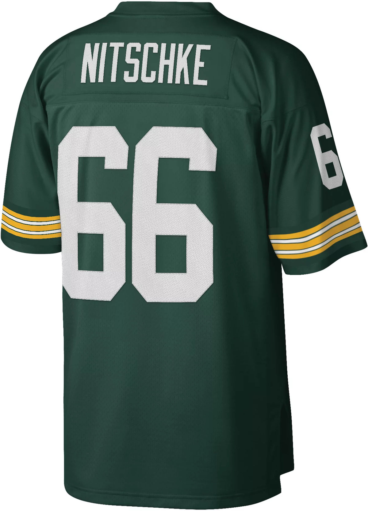 Mitchell & Ness Men's Green Bay Packers Ray Nitschke #66 Green 1966 Throwback Jersey