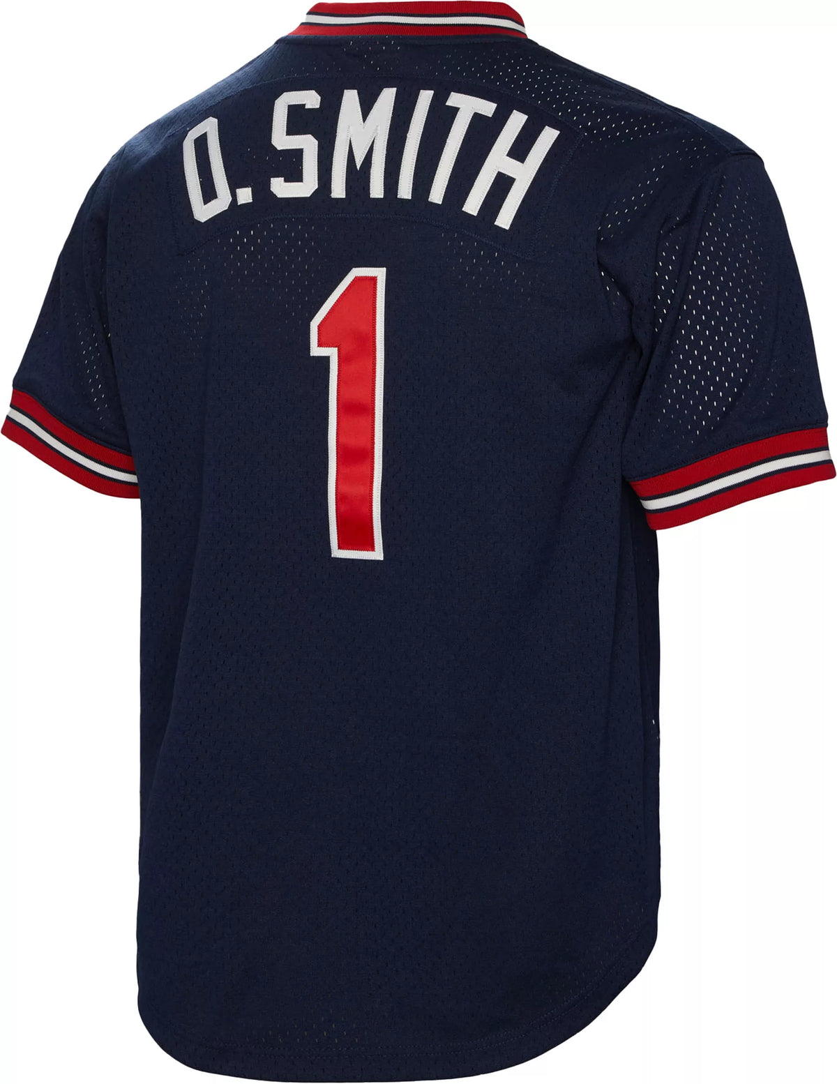Mitchell & Ness Men's Ozzie Smith #1 Navy Cooperstown Alternate Mesh Batting Practice Jersey