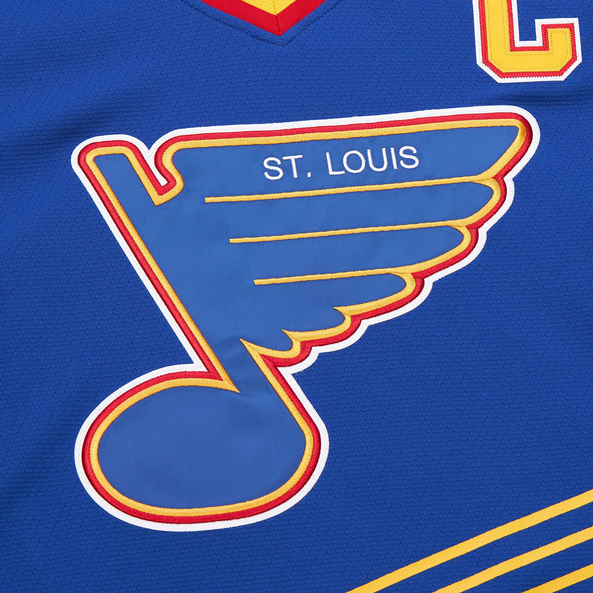 Mitchell & Ness Men's St. Louis Blues Wayne Gretzky #99 1995 Blue Power Play Vintage Replica Jersey