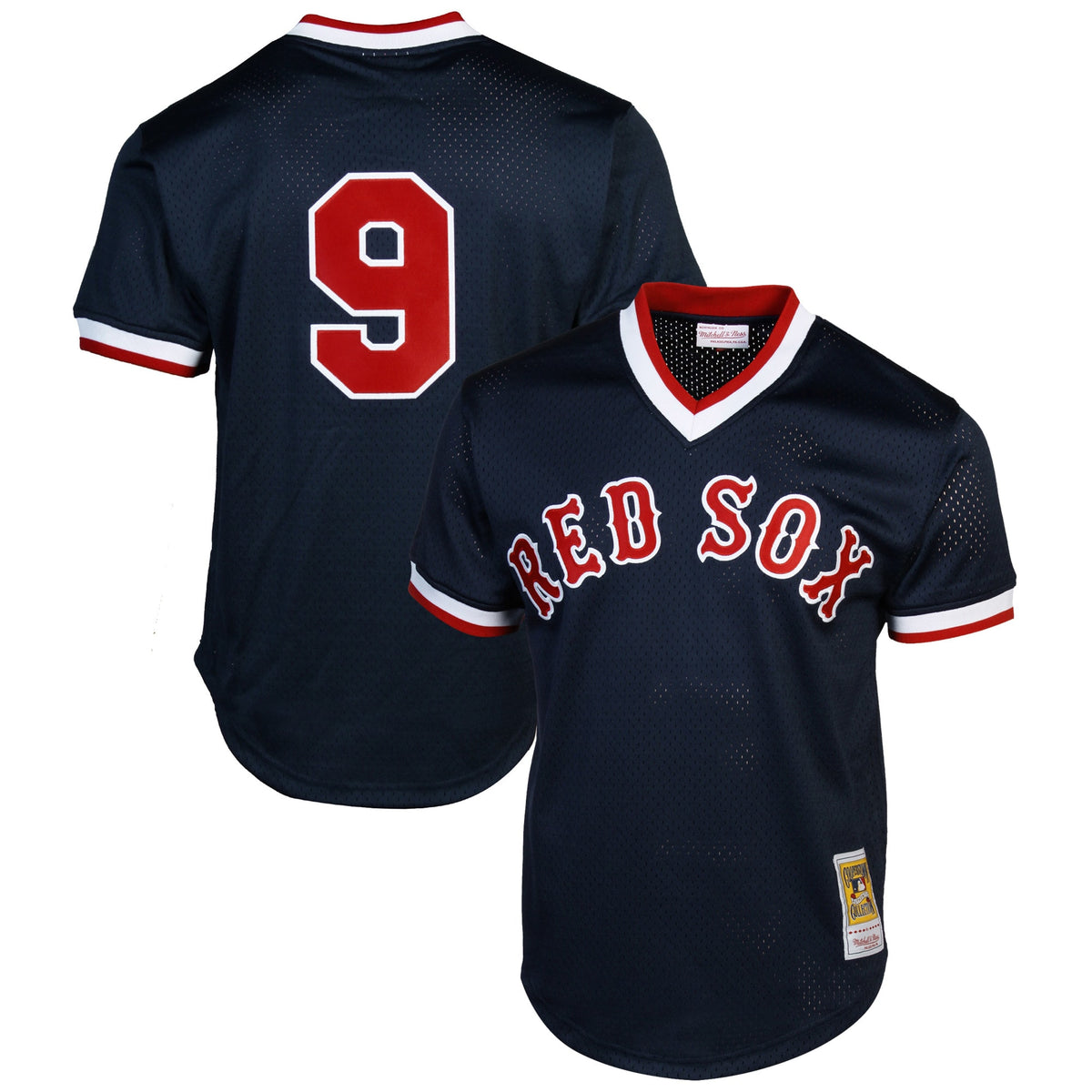 Mitchell Ness Ted Williams Boston Red Sox 1990 Authentic Cooperstown Collection Batting Practice Jersey Navy Blue