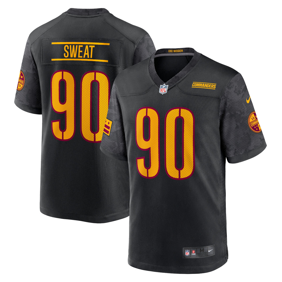 Montez Sweat Washington Commanders Nike Youth Game Jersey Black