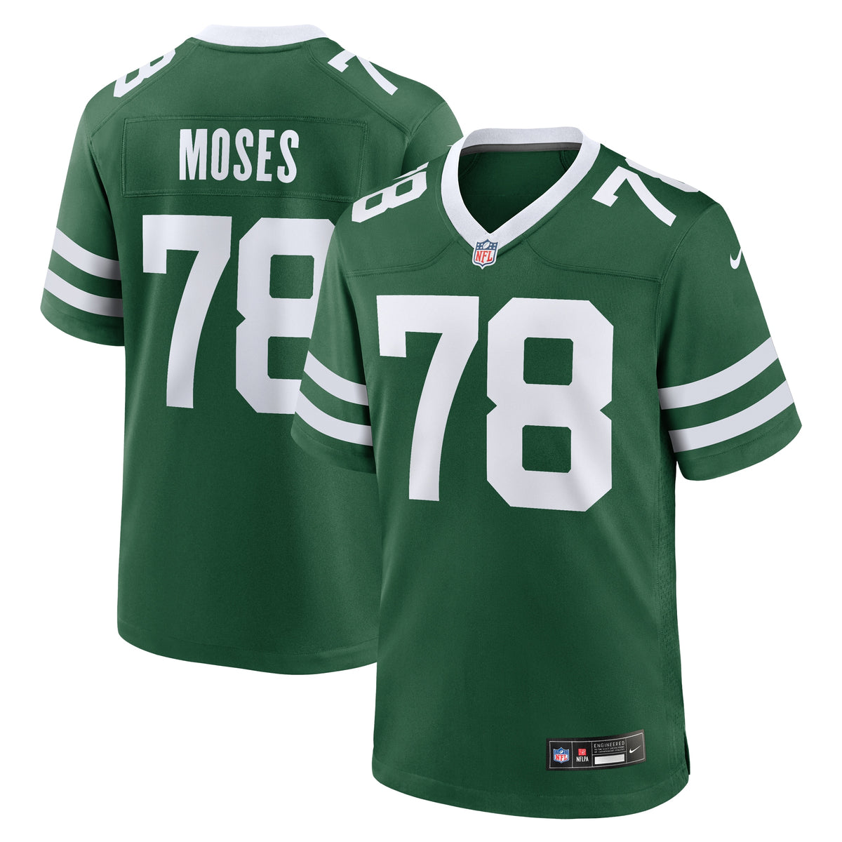 Morgan Moses New York Jets Nike Game Jersey Legacy Green