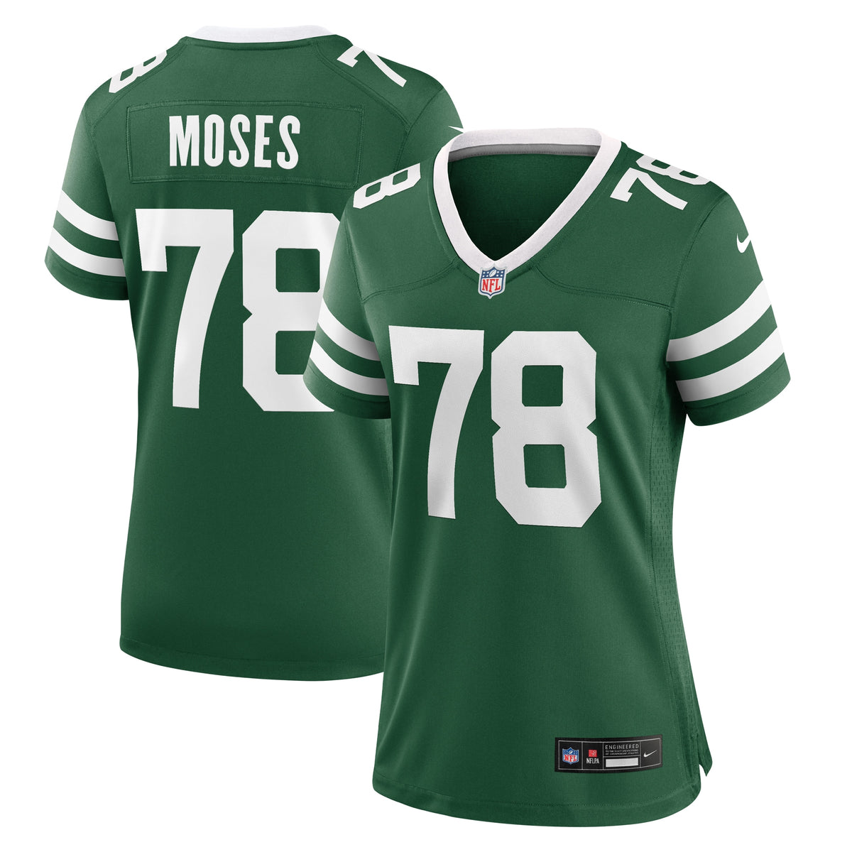 Morgan Moses New York Jets Nike Women's Game Jersey Legacy Green