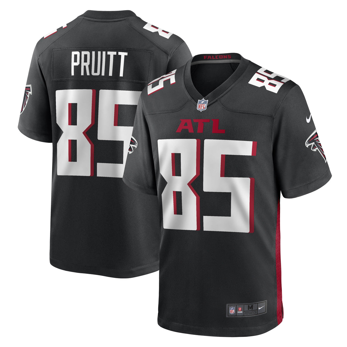 MyCole Pruitt Atlanta Falcons Nike Game Player Jersey Black