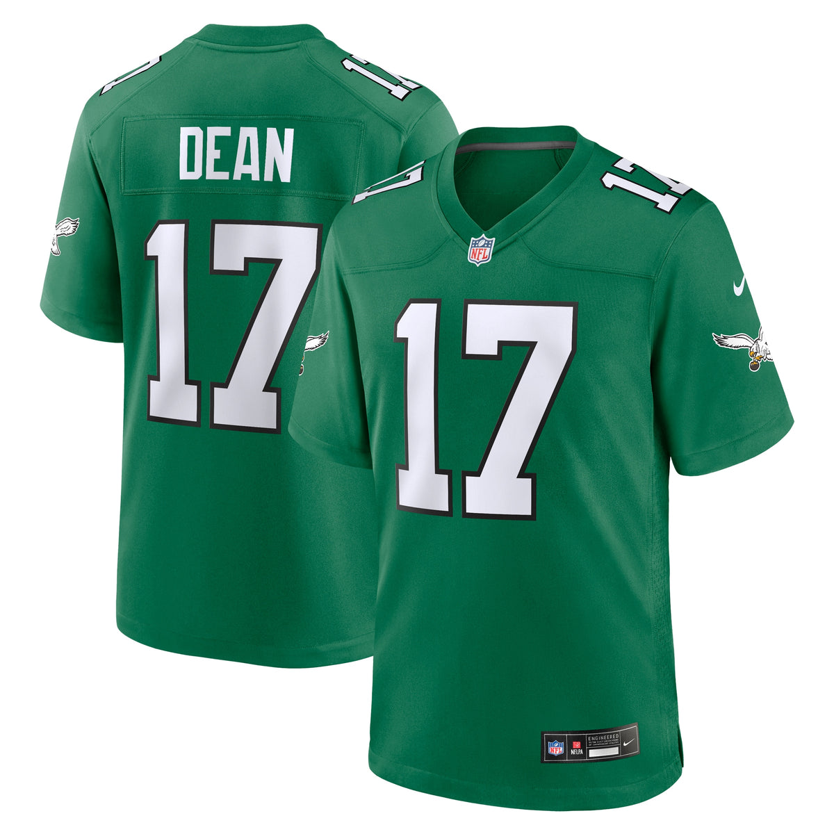 Nakobe Dean Philadelphia Eagles Nike Alternate Game Jersey Kelly Green