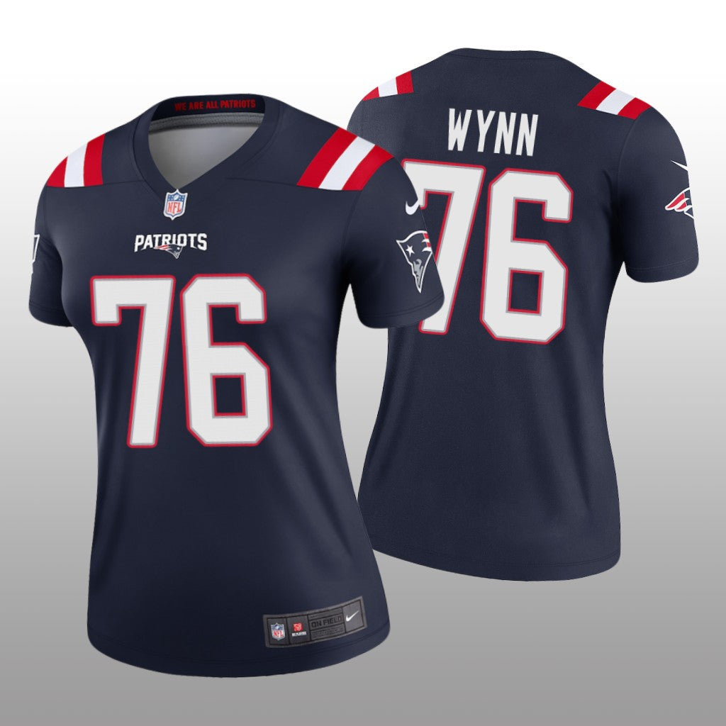New England Patriots Isaiah Wynn White Jersey Legend Women's