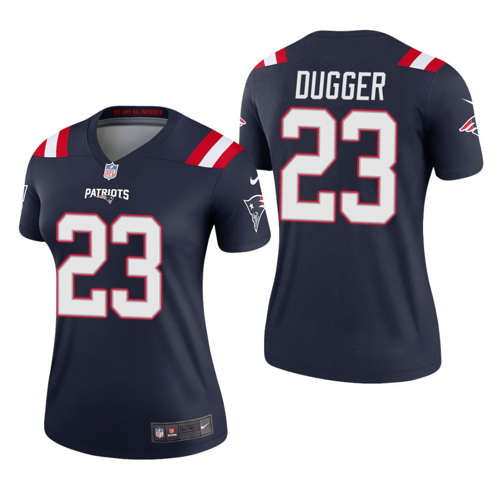 New England Patriots Kyle Dugger Navy Jersey Legend Women's