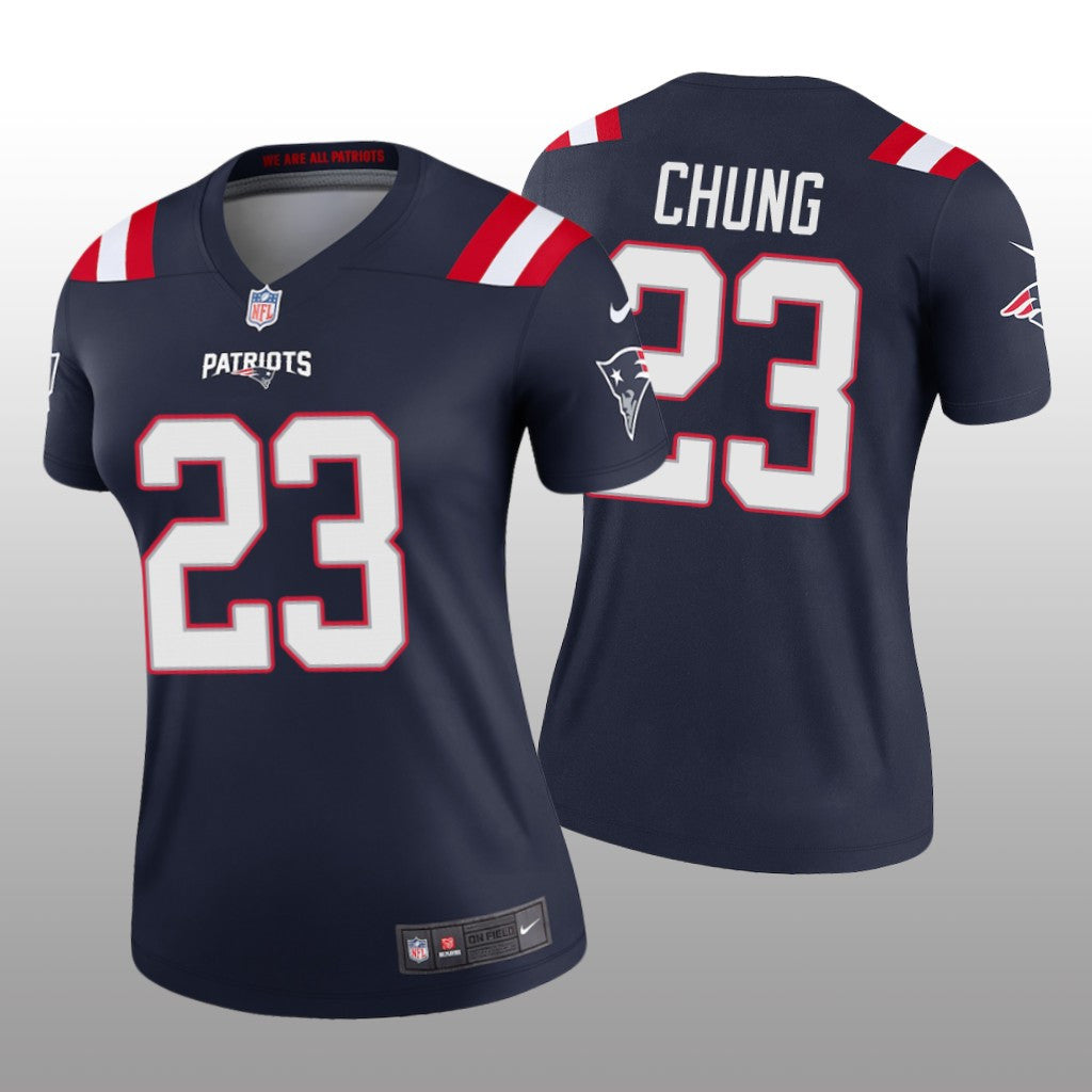New England Patriots Patrick Chung White Jersey Legend Women's