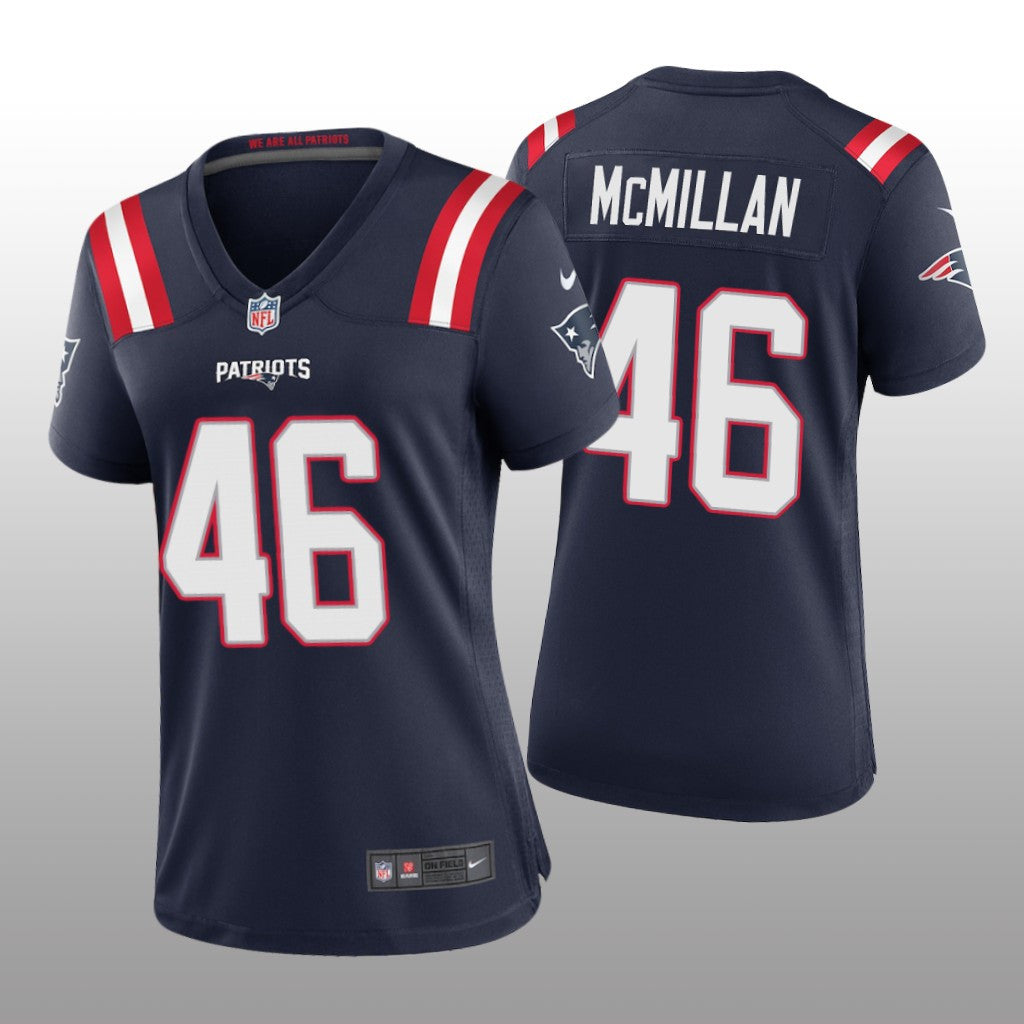 New England Patriots Raekwon McMillan Navy Jersey Game Women's