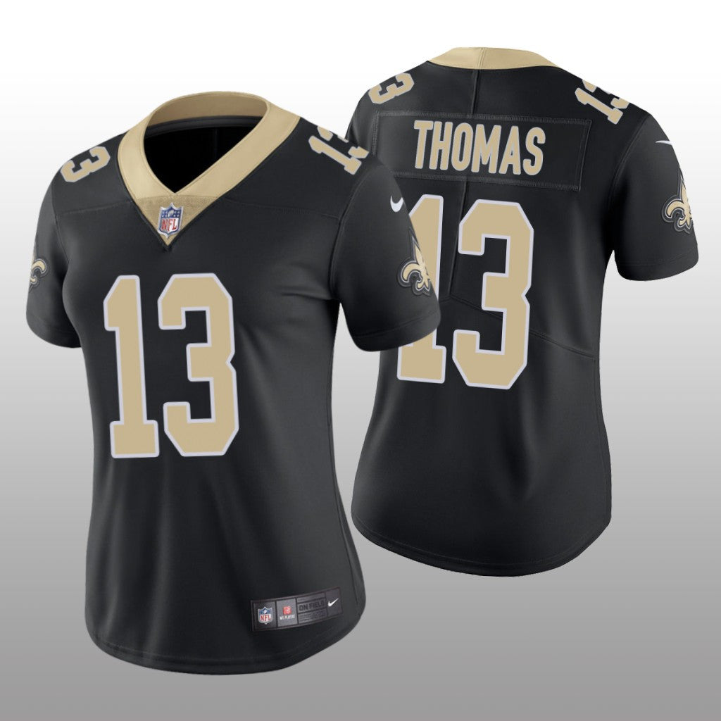 New Orleans Saints #13 Black Michael Thomas Game Jersey Women