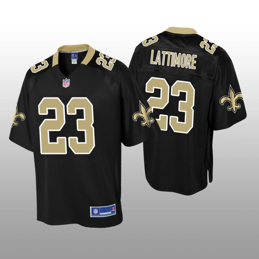 New Orleans Saints #23 Black Marshon Lattimore Pro Line Jersey Youth