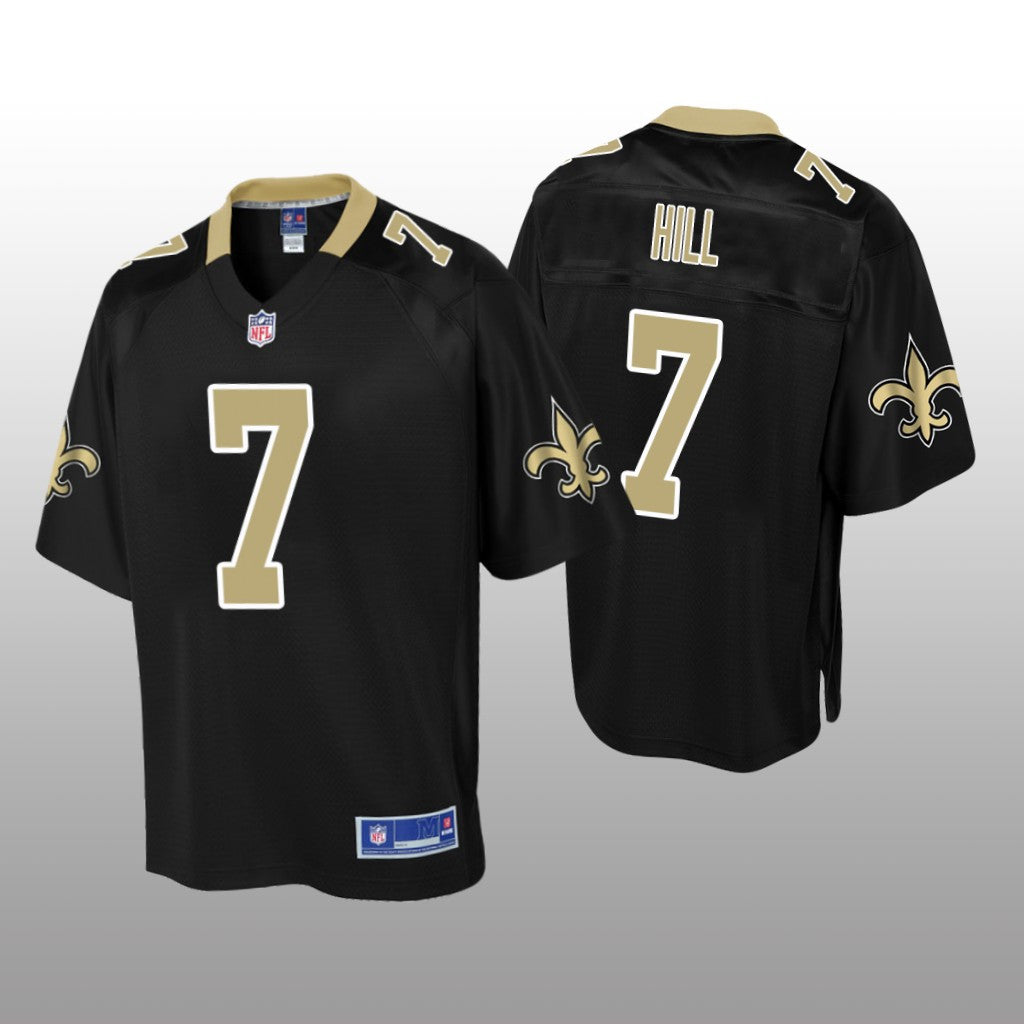 New Orleans Saints #7 Black Taysom Hill Pro Line Jersey Youth