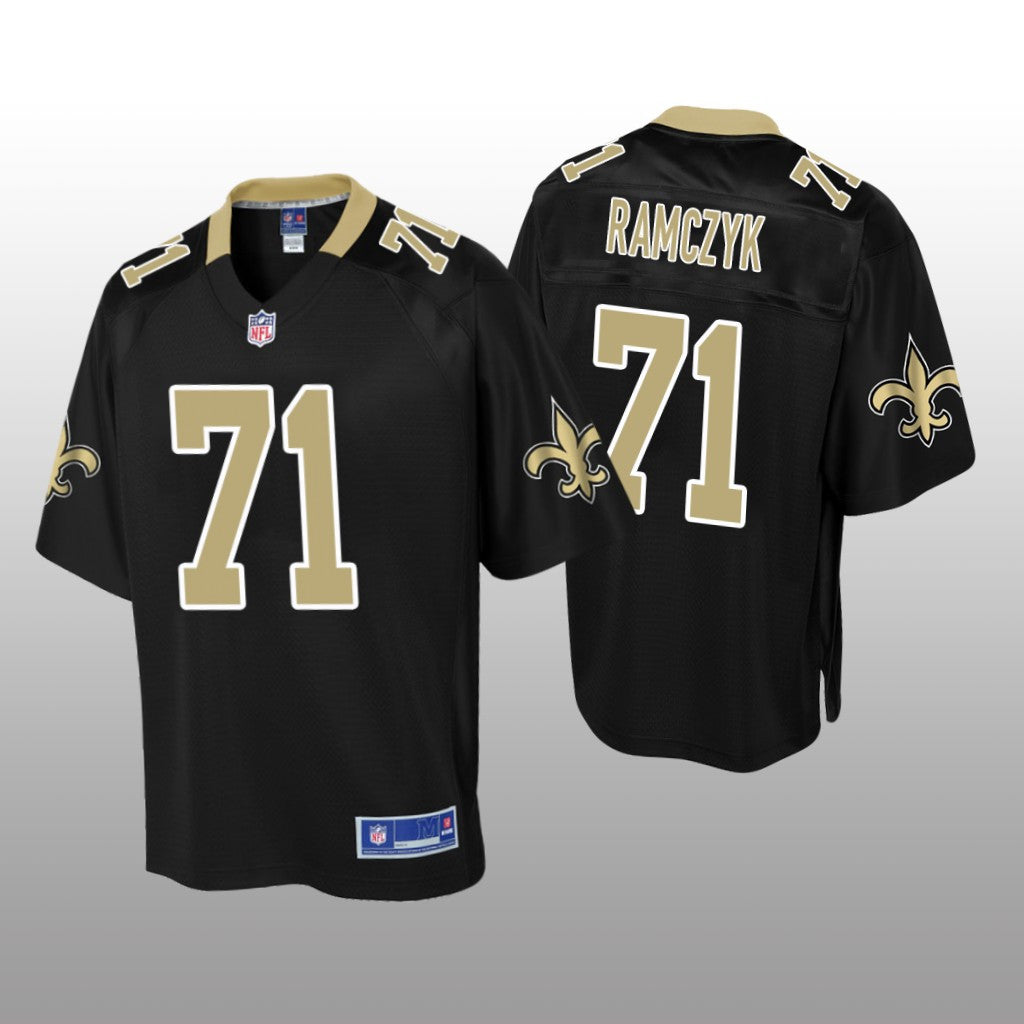 New Orleans Saints #71 Black Ryan Ramczyk Pro Line Jersey Youth