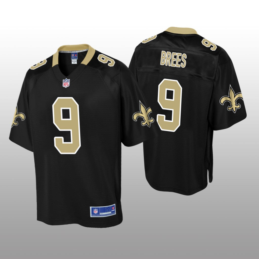 New Orleans Saints #9 Black Drew Brees Pro Line Jersey Youth