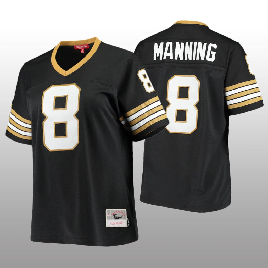 New Orleans Saints Archie Manning Black Jersey 1979 Legacy Women's