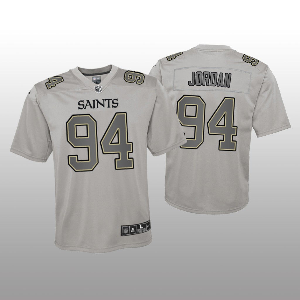 New Orleans Saints Cameron Jordan Gray Jersey Atmosphere Fashion Game Youth