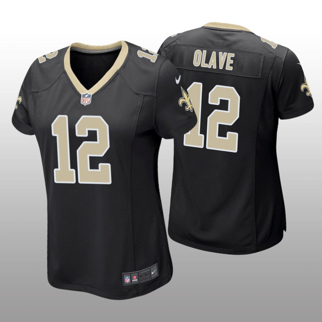 New Orleans Saints Chris Olave Black Jersey Game Women's