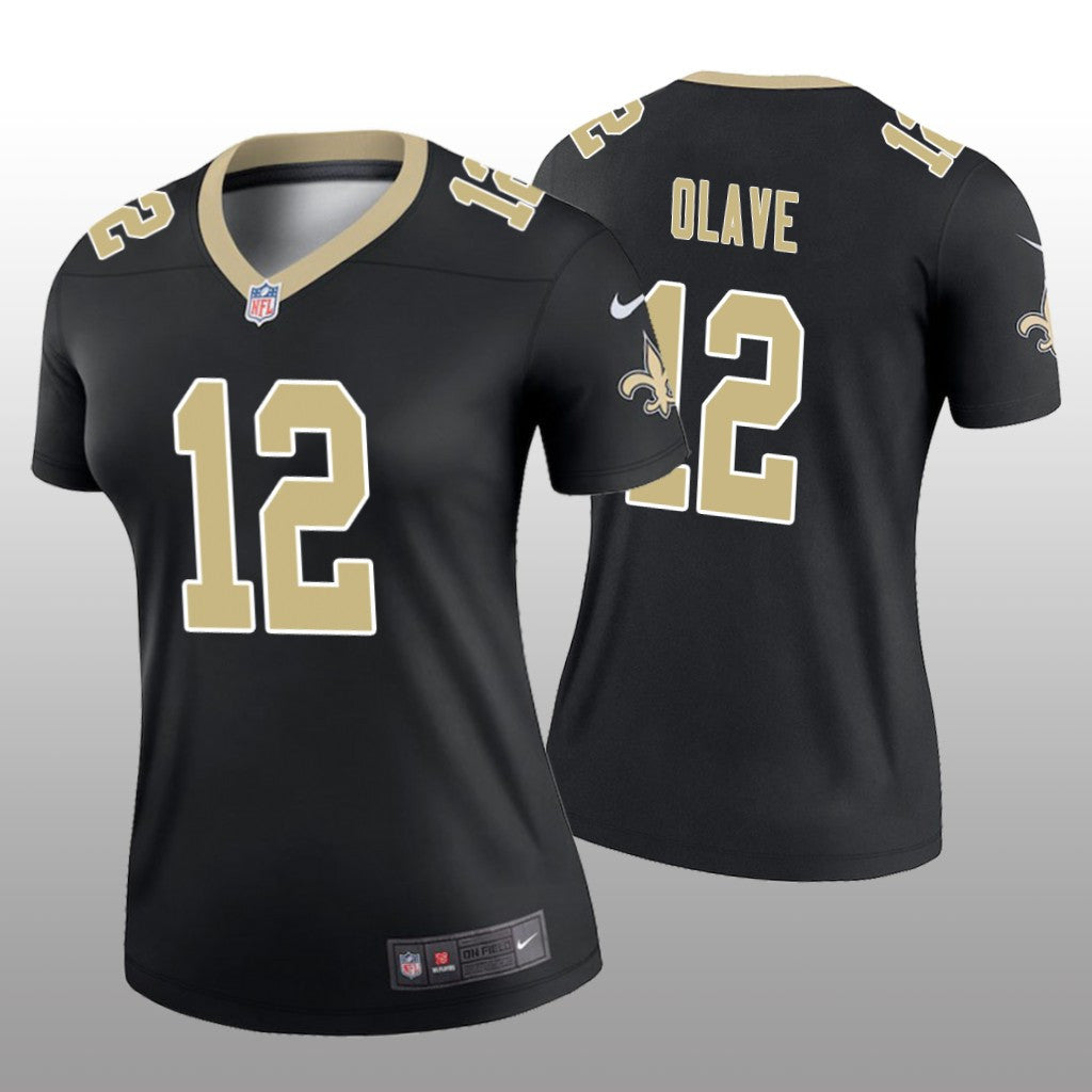 New Orleans Saints Chris Olave Black Jersey Legend Women's