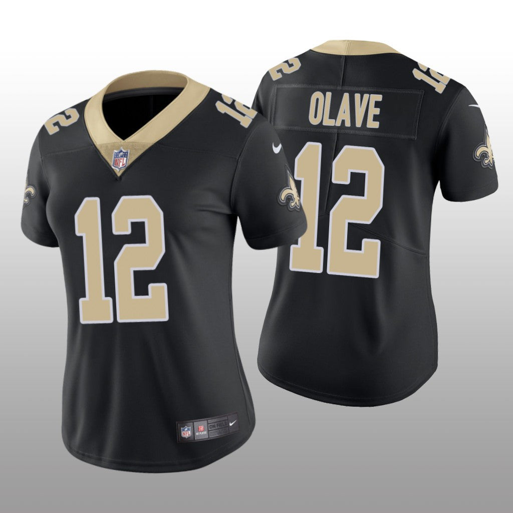 New Orleans Saints Chris Olave Black Jersey Vapor Limited Women's