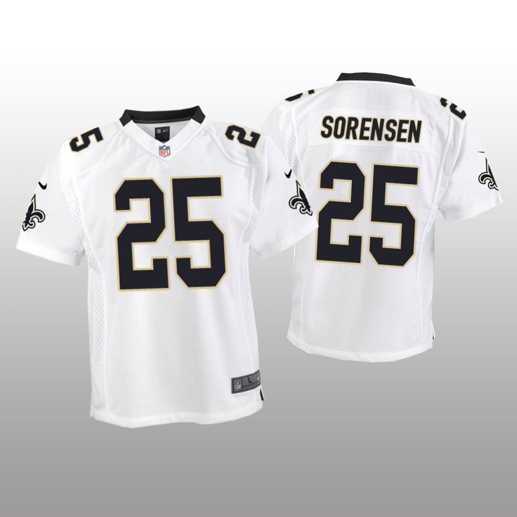 New Orleans Saints Daniel Sorensen White Jersey Game Youth