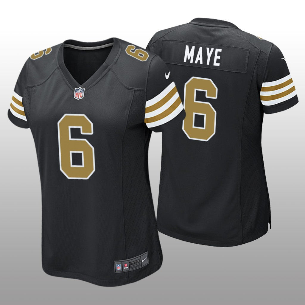 New Orleans Saints Marcus Maye Black Jersey Alternate Game Women's