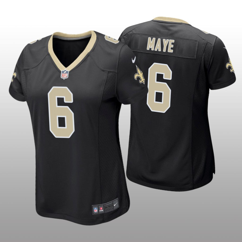 New Orleans Saints Marcus Maye Black Jersey Game Women's
