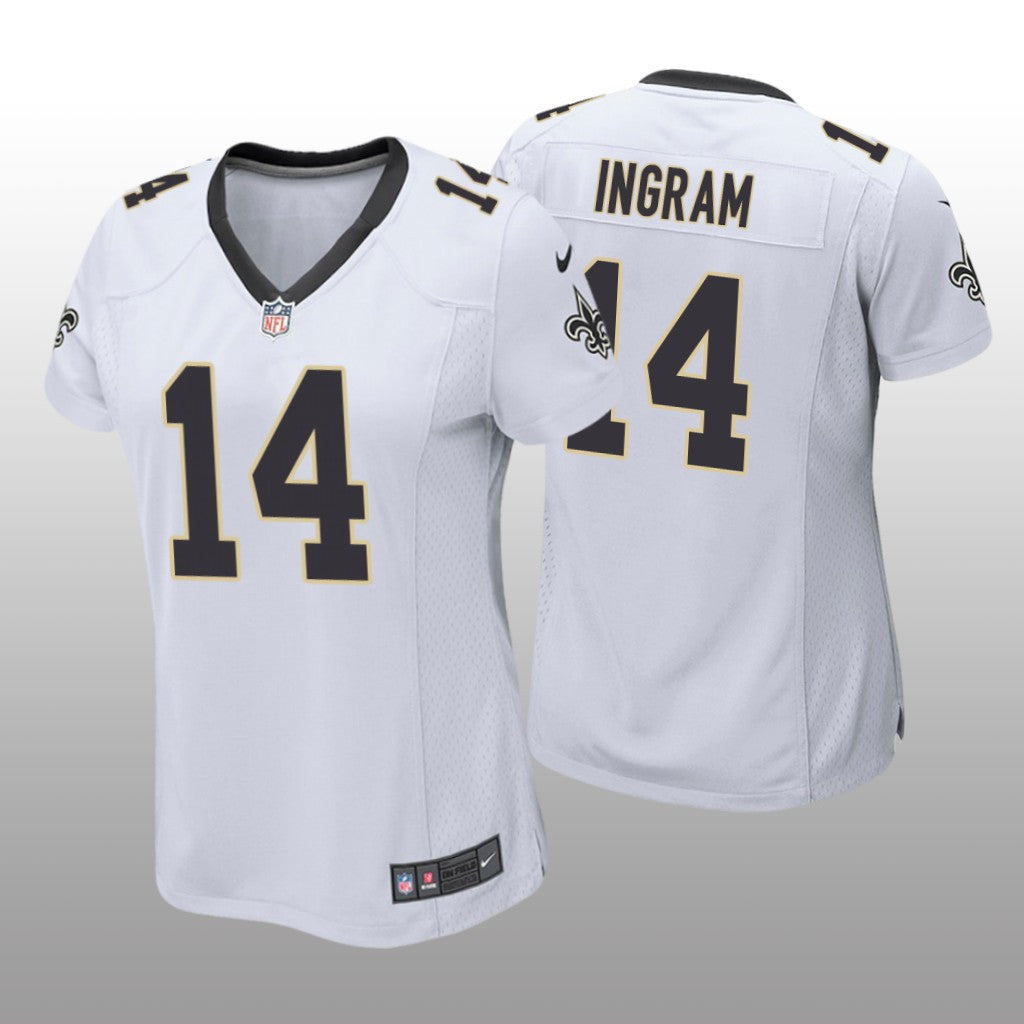 New Orleans Saints Mark Ingram White Jersey Game Women's