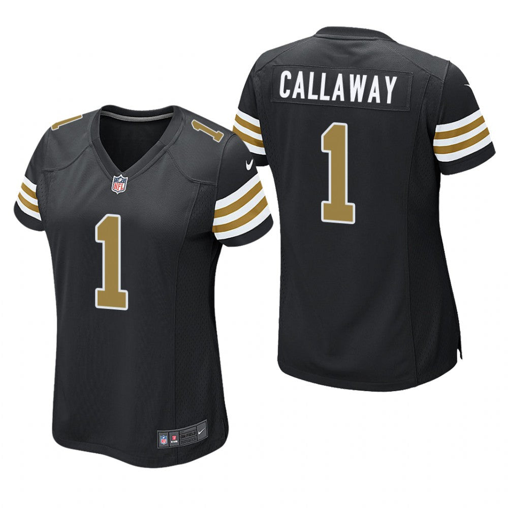 New Orleans Saints Marquez Callaway Black Jersey Alternate Game Women's