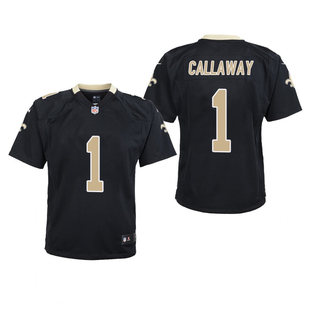 New Orleans Saints Marquez Callaway Black Jersey Game Youth