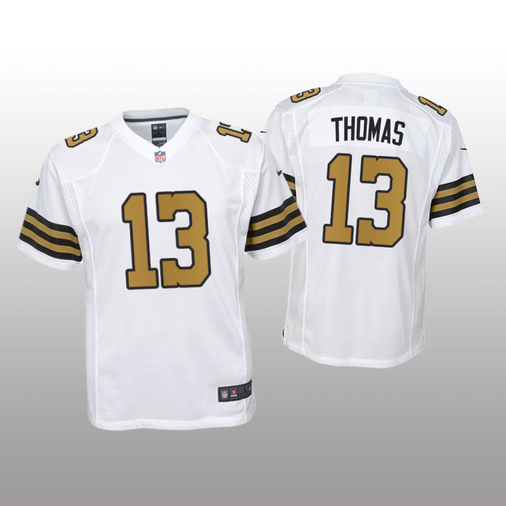 New Orleans Saints Michael Thomas White Jersey Game Youth