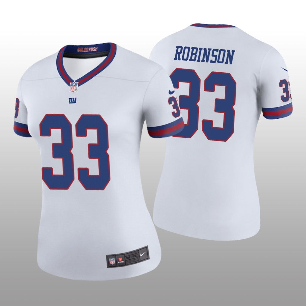 New York Giants Aaron Robinson White Jersey Color Rush Legend Women's